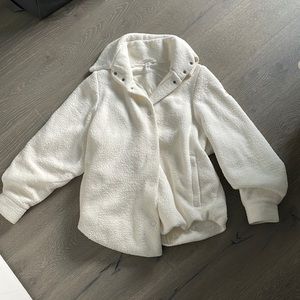 Alo Yoga White Sherpa Jacket